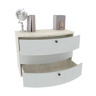 Комод радиусный 3 ящика P703