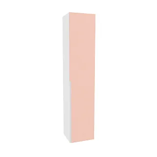 Шкаф однодверный с полками широкий, фасады в эмали LE221.44-4