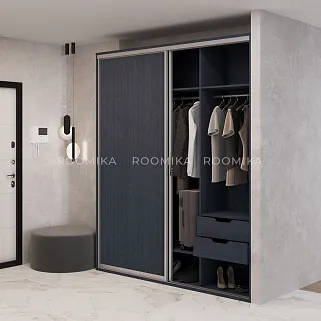 Шкаф-купе U200 тип 1 МДФ/зеркало