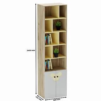 Стеллаж, фасады в эмали LE2228.44