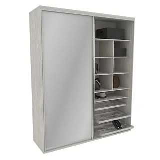 Шкаф-купе U203 тип 4 МДФ/зеркало