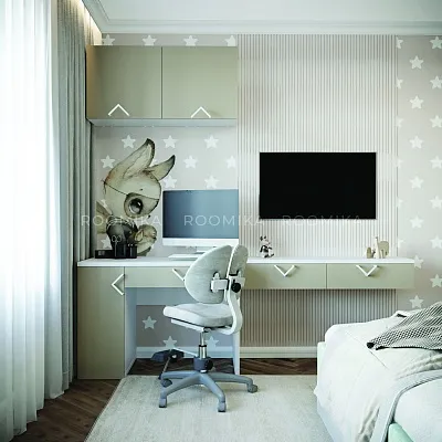 Cтол письменный с тумбой L717 L/R