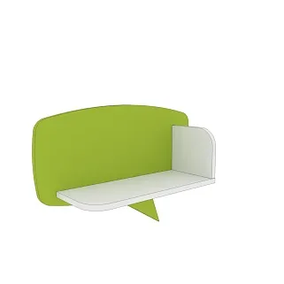 Полка навесная декоративная L319