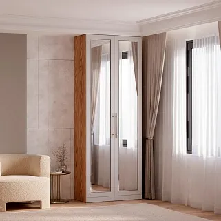 Шкаф двухдверный с зеркалом А210.44-1Z