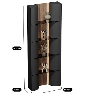 Стеллаж декоративный напольный с подсветкой F300.250