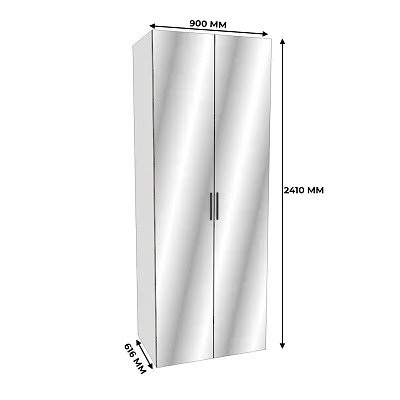 Шкаф двустворчатый с зеркалом L-210.60-1Z