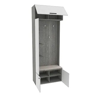 Секция с вешалкой и полками LG-409 L/R