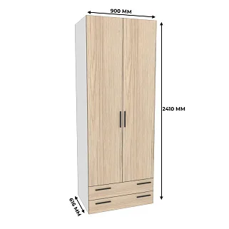 Шкаф двустворчатый с ящиками L-211.60
