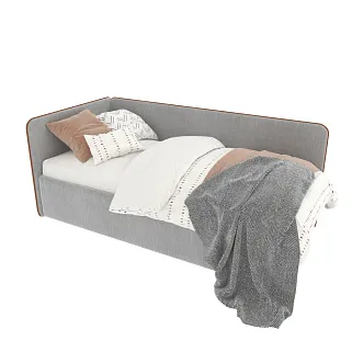 Кровать с подъемным механизмом и ящиком для белья RUBY М1