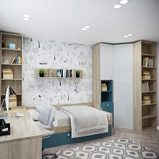 Стеллаж книжный настольный L334