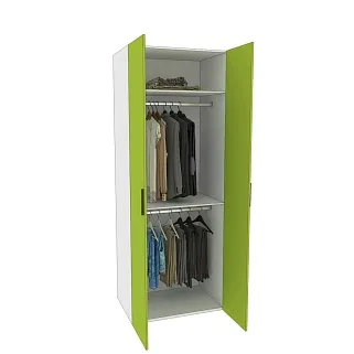 Шкаф двухдверный глубокий L210.60-1