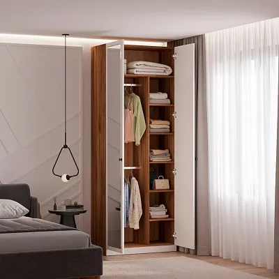 Шкаф двухдверный с зеркалом А210.44-4Z