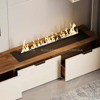 Тумба ТВ напольная с электрокамином L548.350