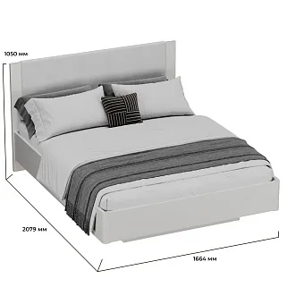 Кровать двуспальная CUBO с парящим эффектом C141 , 140x200