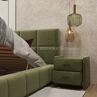 Кровать двуспальная мягкая QUADRO-soft  с подъемным механизмом, 160x200