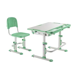 Комплект парта + стул трансформеры DISA GREEN