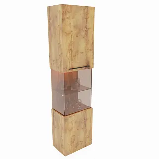 Шкаф напольный с подсветкой L225 L/R