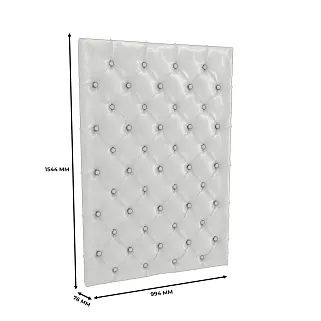 Панель мягкая L1000/60-KS для тумб шириной 1000мм. С каретной стяжкой