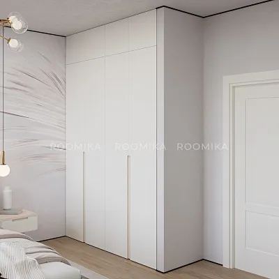 Шкаф 2 дверный, фасады в эмали LE210.60-2