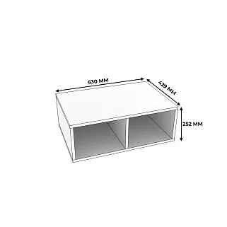 Тумба открытая E003 для комплектации кроватей: E901, E901.1, E902.9, E904