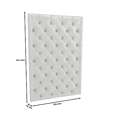 Панель мягкая L1000/60-KS для тумб шириной 1000мм. С каретной стяжкой