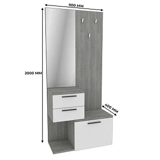 Комплекс панель с зеркалом LG-1000 L/R