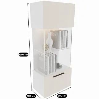 Шкаф навесной с подсветкой L350