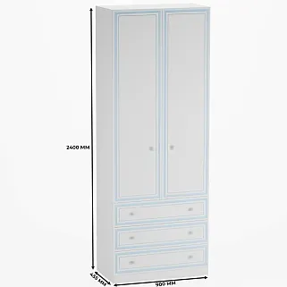 Шкаф двухдверный с ящиками А213