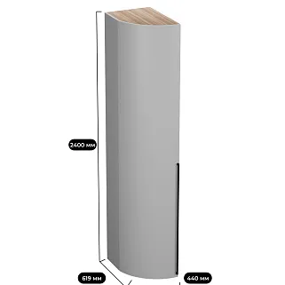 Шкаф завершающий F233.60 L/R