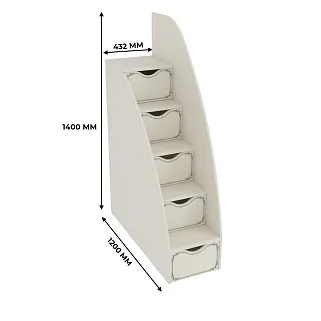 Лестница с ящиками для кроватей E21