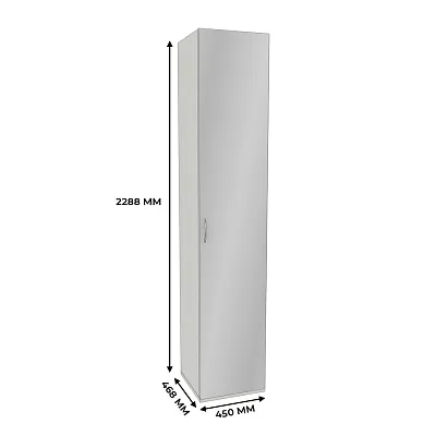 Шкаф 1 дверный узкий с зеркалом P220.45Z