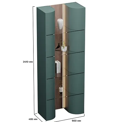 Стеллаж декоративный напольный с подсветкой FG300.450