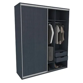 Шкаф-купе U200 тип 1 МДФ/зеркало