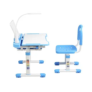 Комплект Cubby Парта и стул-трансформеры Vanda blue