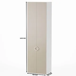 Шкаф двухдверный со штангой L243.60