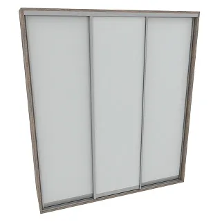 Шкаф-купе ХG210.60-3, профиль INTEGRO, фасад МДФ