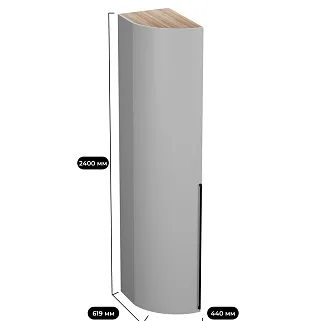 Шкаф завершающий F233.60 L/R