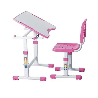 Комплект парта + стул трансформеры Sole II Pink FUNDESK