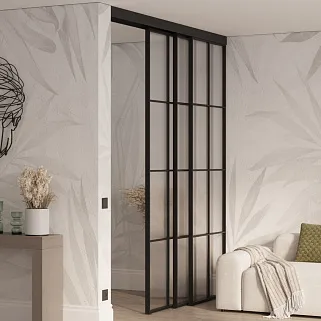 Раздвижная перегородка-купе, стекло Мору GRACE 13
