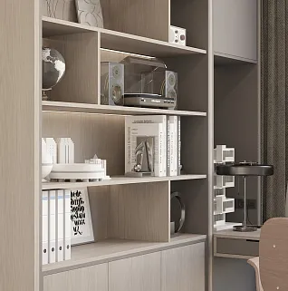 Кабинет с встроенным столом №7