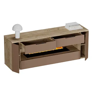 Тумба ТВ напольная с электрокамином LG551.450L/R