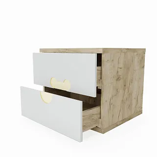 Тумба прикроватная, фасады в эмали LE701