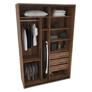 Шкаф-купе ХG160.60-3, профиль INTEGRO, фасад МДФ