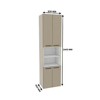 Шкаф книжный с нишей L228.44