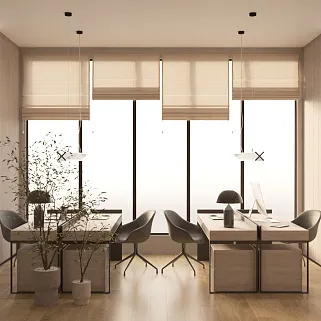 Офис в матовой эмали №6