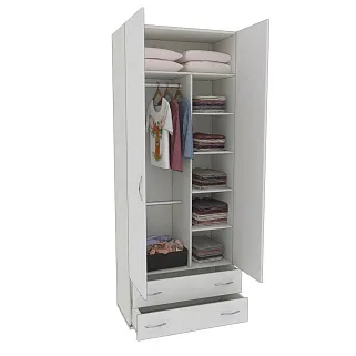 Шкаф 2 дверный с ящиками P211.45