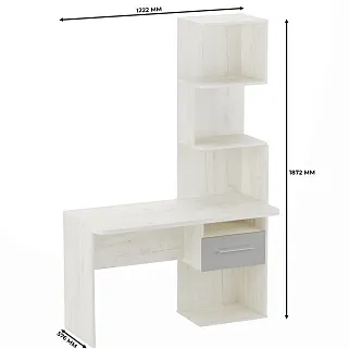 Рабочий стол со встроенным стеллажом HOF420