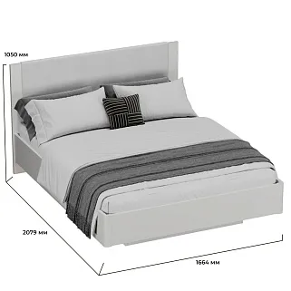 Кровать двуспальная CUBO с парящим эффектом C161 , 160x200