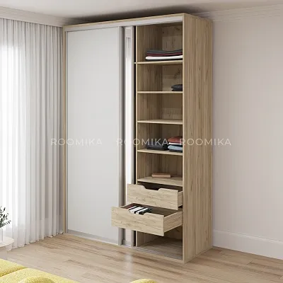 Шкаф-купе U160 тип 1 МДФ/зеркало