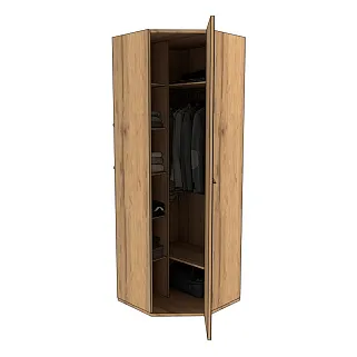 Шкаф угловой равносторонний с зеркалом C-218Z L/R